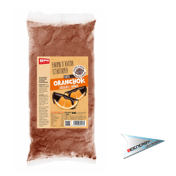 Bpr Nutrition-FARINA D'AVENA ISTANTANEA AROMATIZZATA (Conf. 1 Kg)   OranChoc  